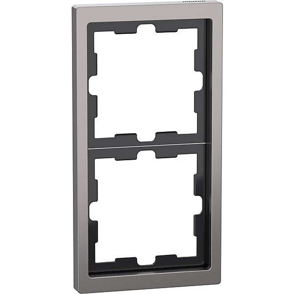 Merten Rahmen 2f.nickelmet D-Life Metall MEG4020-6550